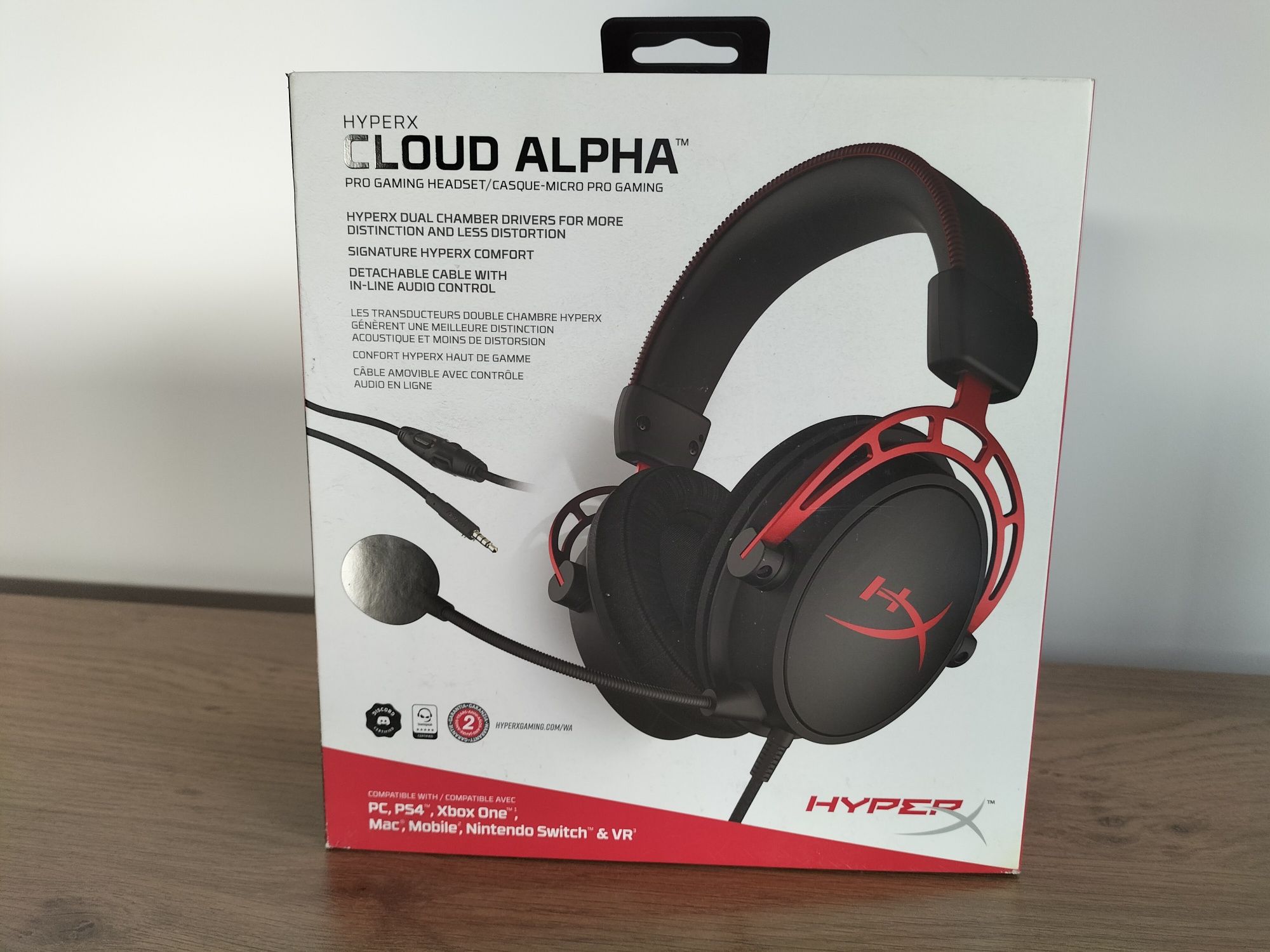 Słuchawki Gamingowe / HyperX Cloud Alpha