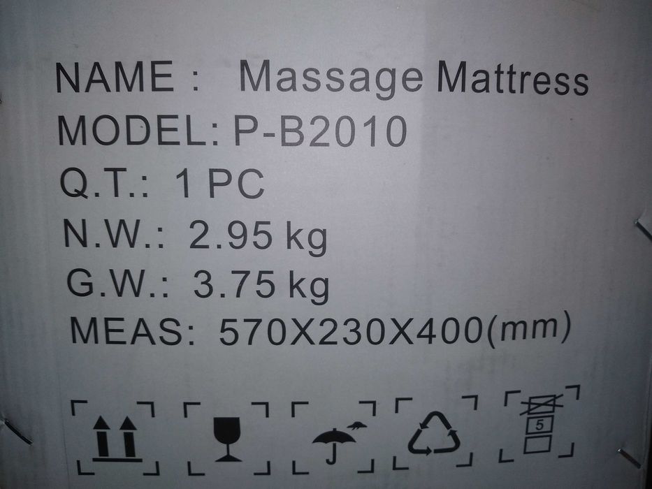 Materac masujący Philipiak