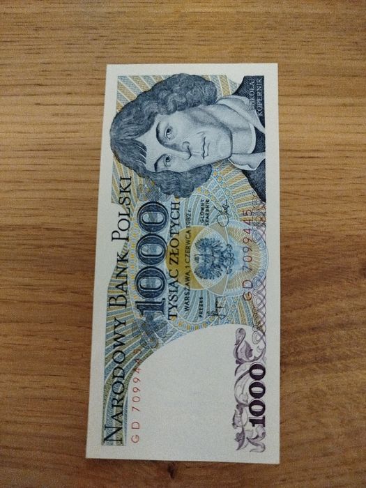 Nowy banknot PRL - 1000 zł