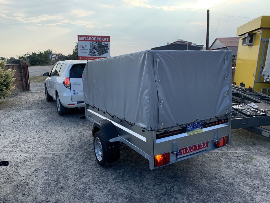 Новий Оцинкований Самосвальний Причіп в наявності! Європейська якість.