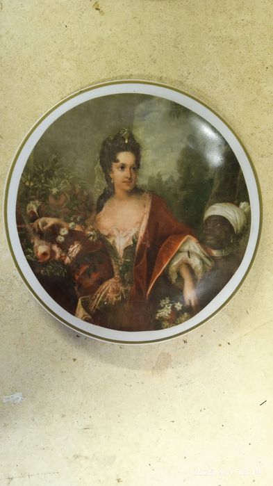 Talerz wiszący Malarz Dworu Augusta