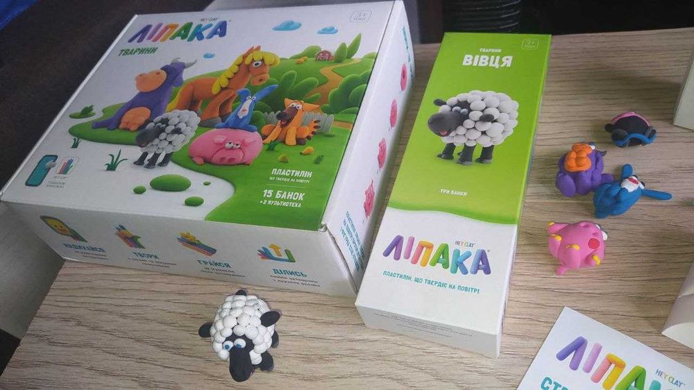 Палочки для лепки Липака . Коробки для хранения пластилина.