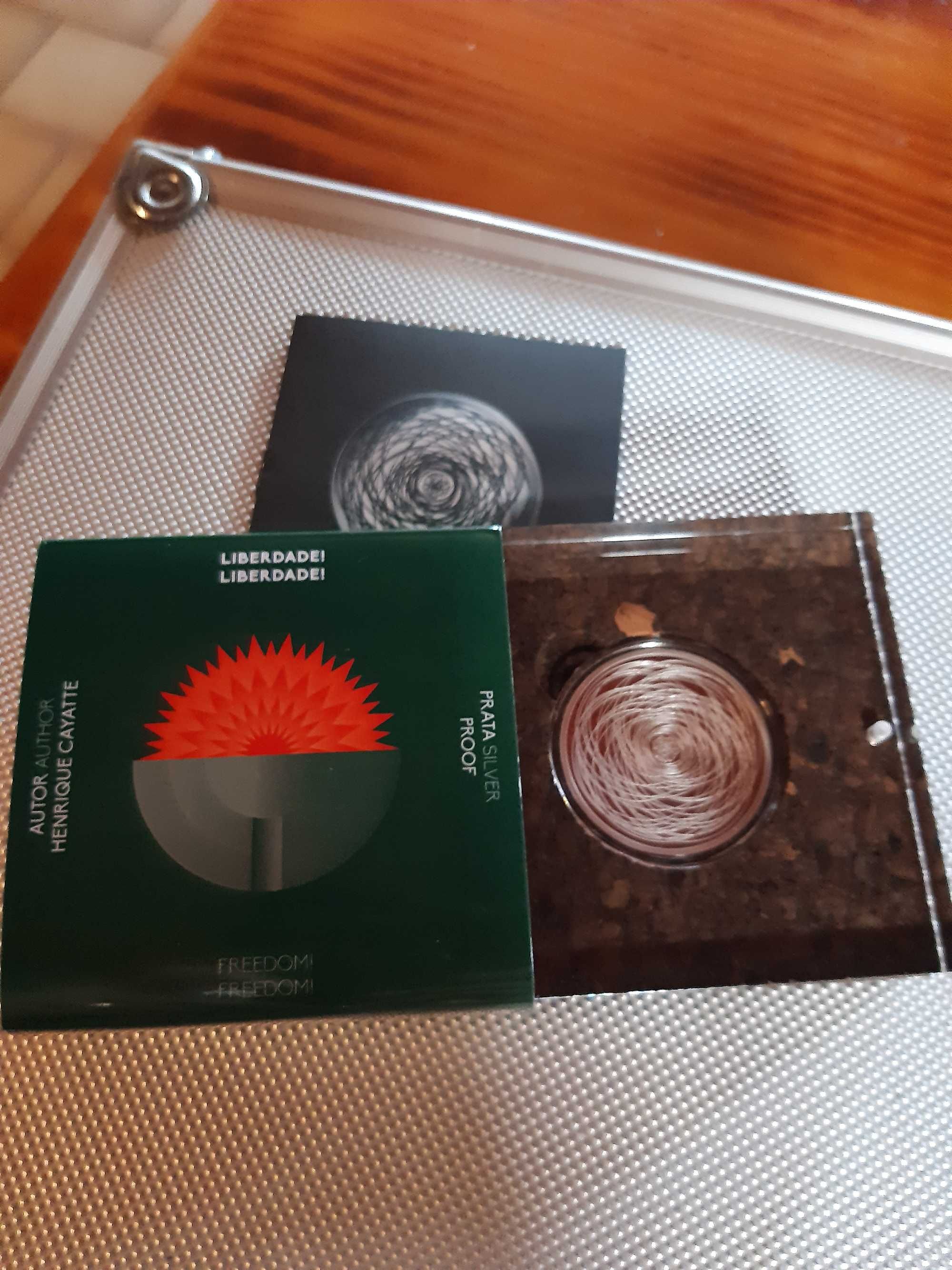 moeda 10€ proof Liberdade, Liberdade