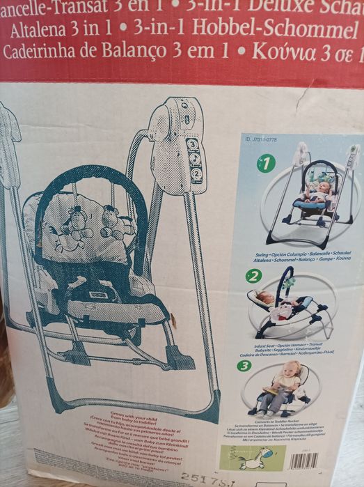 Leżaczek Bujaczek Fisher Price Smart Stages