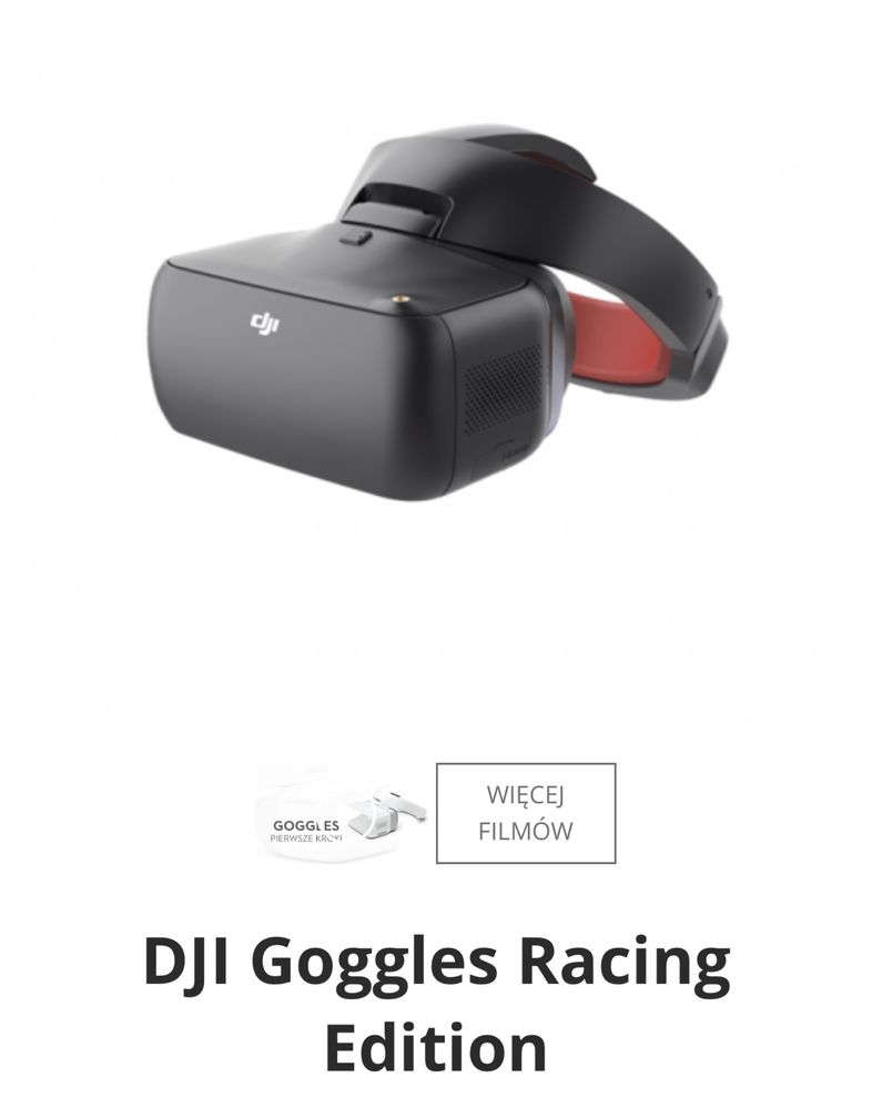 Gogle DJI Racing Edition