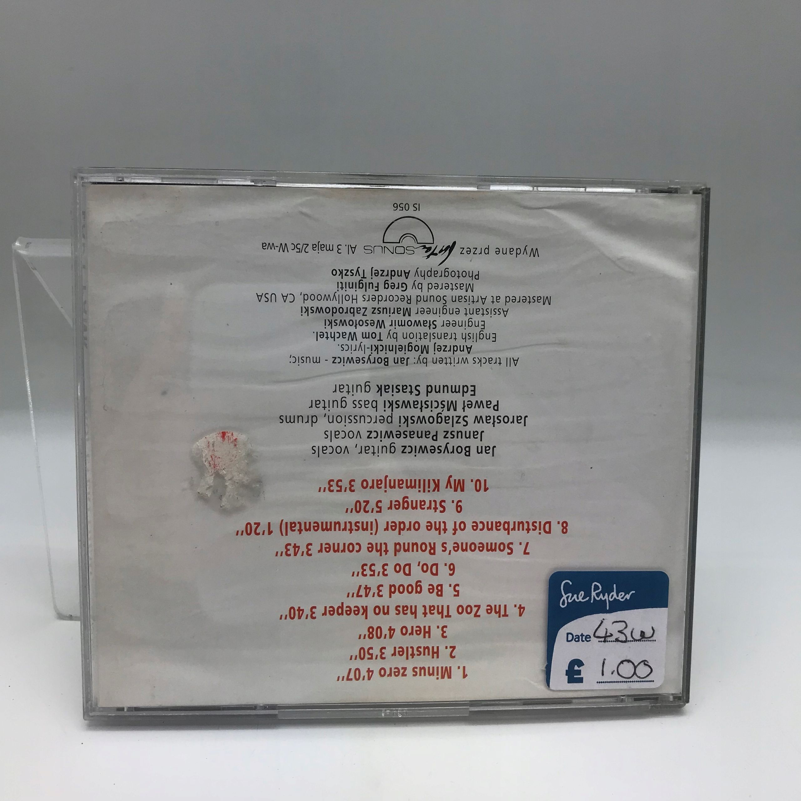 cd - lady pank - drop everything