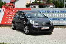 Kia Rio 1.2 GAZ 85KM 2015r. Klima Alufelgi Czujniki podgrz. fotele isofix