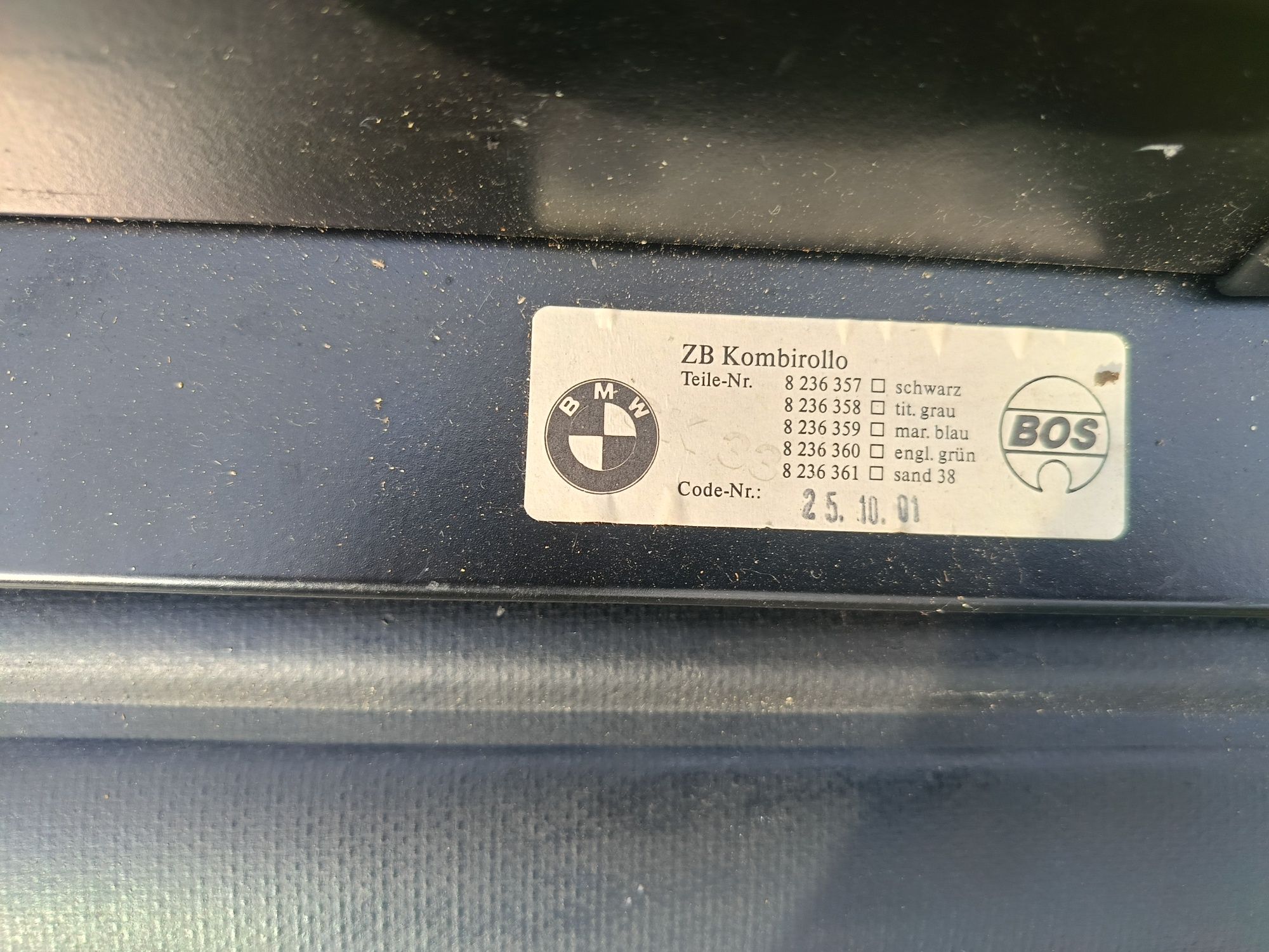 Roleta bagażnika BMW e39