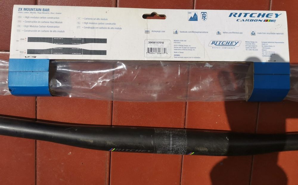 Guiador carbono bicicleta BTT