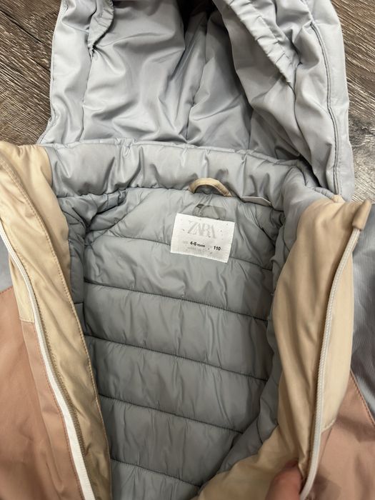 Зимова куртка парка пуховік zara 110 см