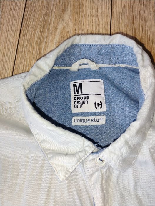 Koszula męska długi rękaw kratka gładka 4 sztuki