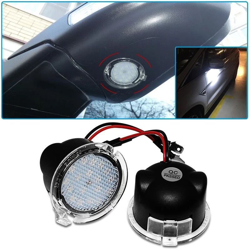Штатная LED подсветка боковых зеркал и двери для Ford Edge Fusion