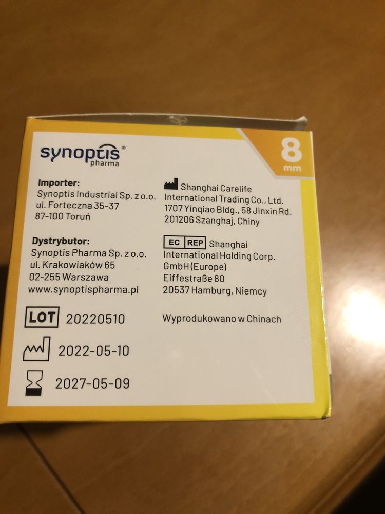Sterylne jednorazorazowe igły do penów insulinowych