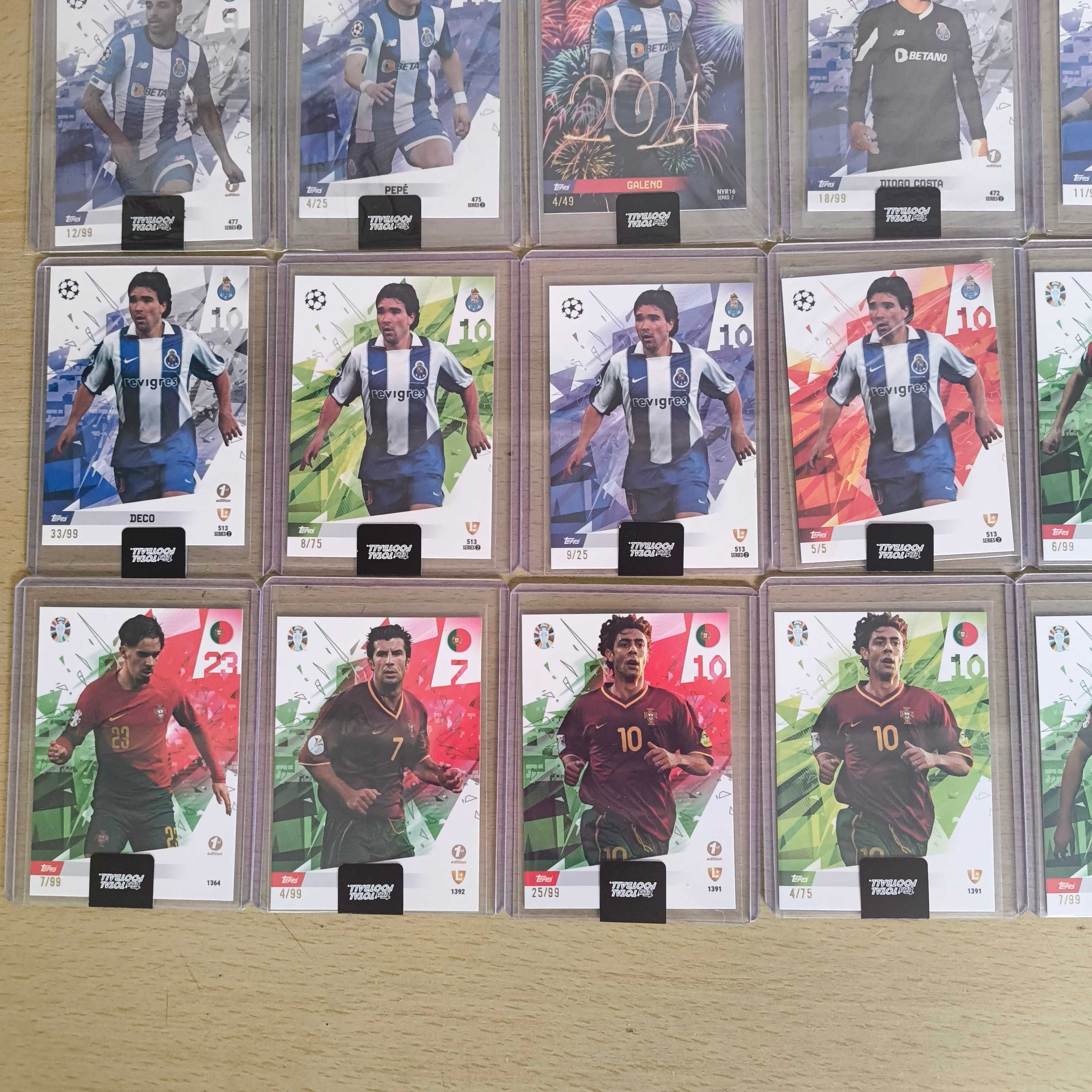 Cartas Numeradas Topps Total Football 2024