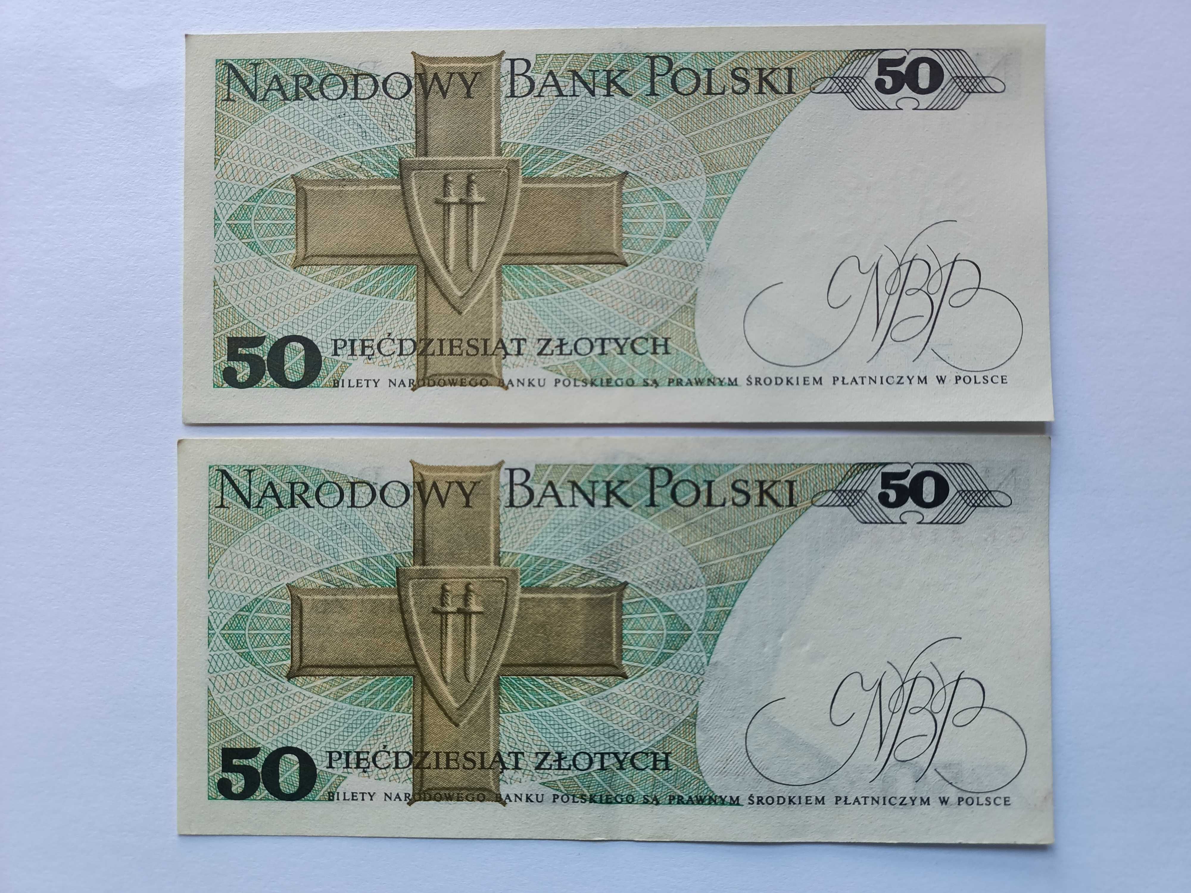 50 Złotych 1988 Karol Świerczewski , stan UNC Bankowy