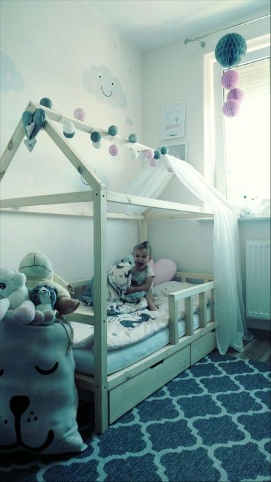 Łóżko łóżeczko domek Skandynawski dla dziecka 160x80 +Stelaż GRATIS