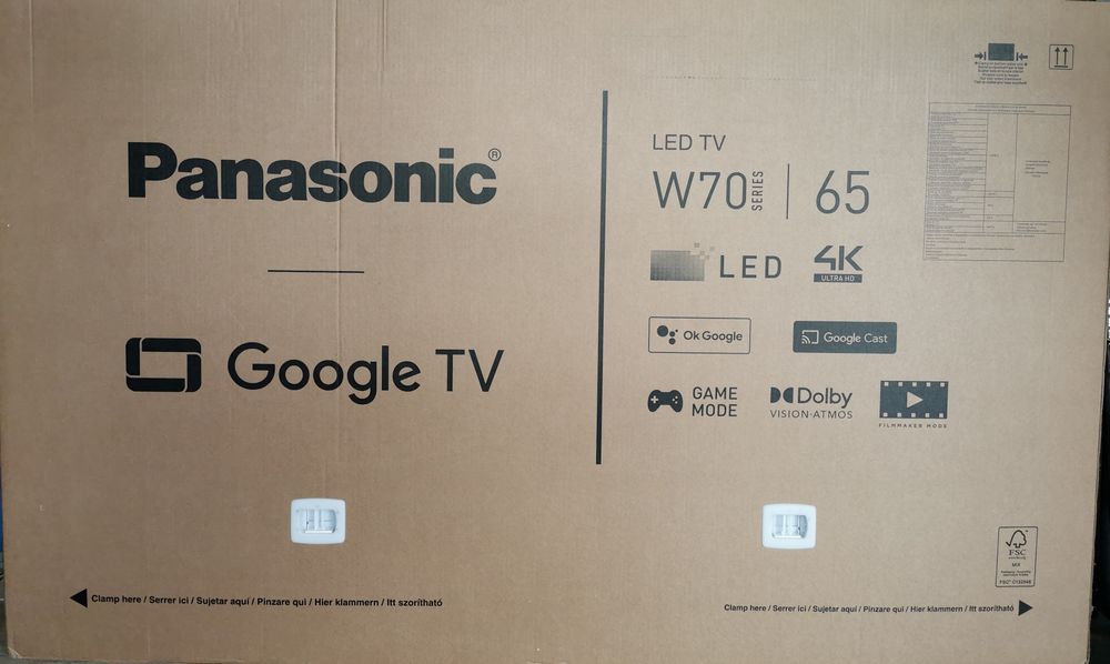 Panasonic TN-65W70AEZ Telewizor 65" LED 4K Ultra HD Google TV DVB-T2