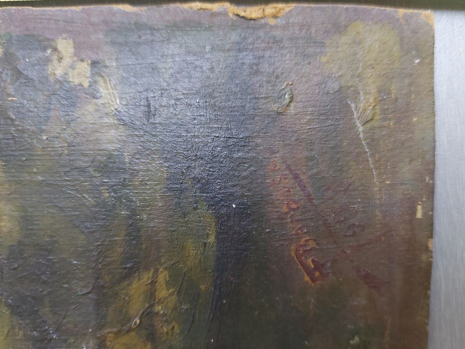Quadro antigo a oleo