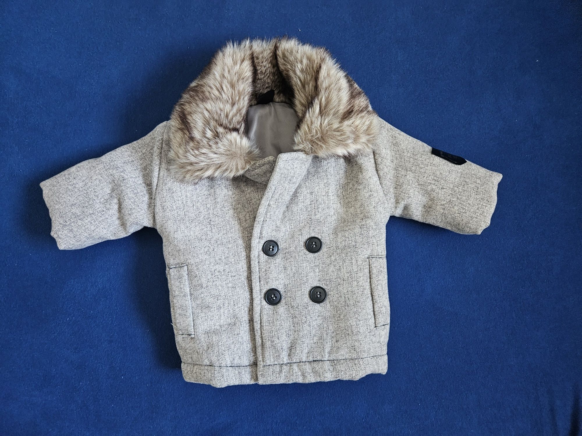 Zestaw Ecco Boy 62 / 68 płaszcz spodnie koszula