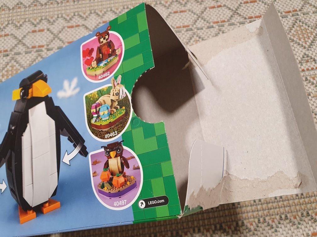 Pudełko Lego 40498 Świąteczny pingwin