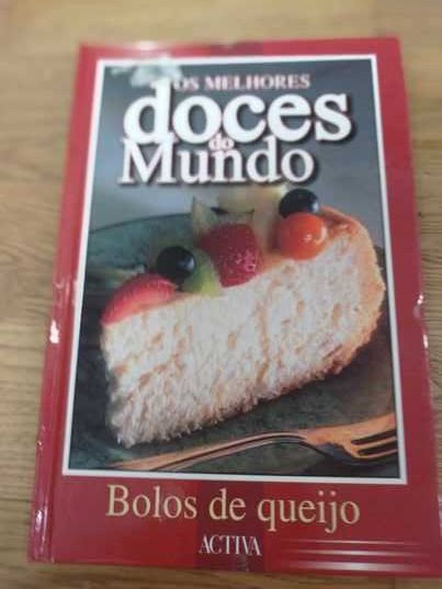 vendo livro os melhores doces do mundo bolo de Queijo