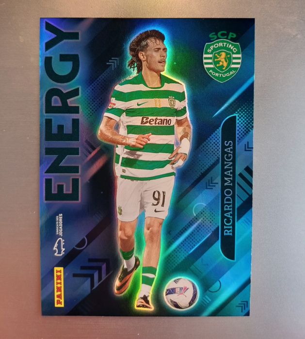 Ricardo Mangas - Carta Holográfica Energy Panini Ídolos 2025-26 | SCP
