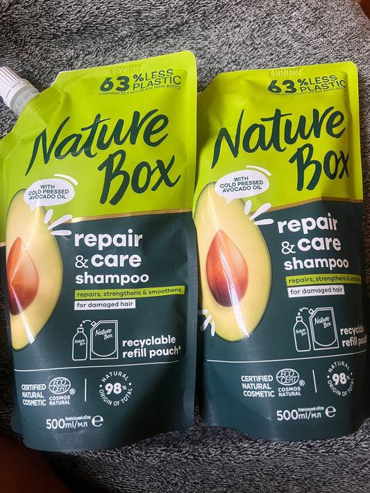 Nature box 4x500 ml szampon