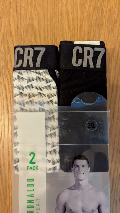 Nowe bokserki CR7 rozm. XXL - dwupak, Cristiano Ronaldo bielizna