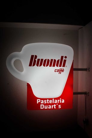 Reclamo / Reclame Luminoso Cafés Buondi Publicitario Publicidade