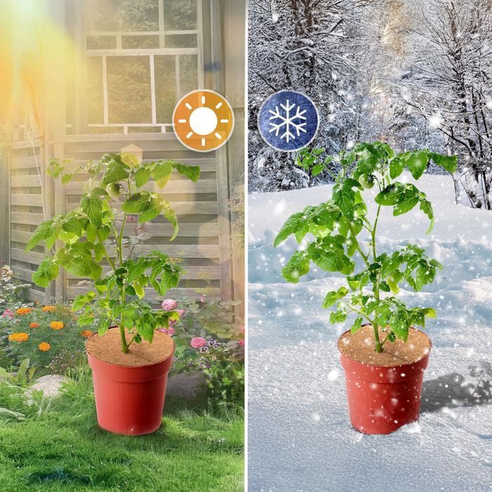 4x antychwastowa mata kokosowa 40cm do ściółkowania ochrona na mróz