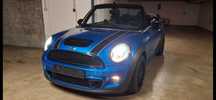 Mini Cooper Sport Cabrio 1.6Turbo 184HP Blue&Black Serwis bezwypadkowy