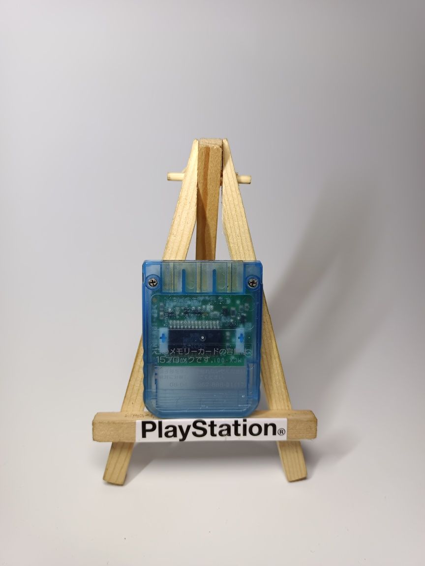 Oryginalna Karta Pamięci do konsoli Playstation 1 Psx Island Blue ps1