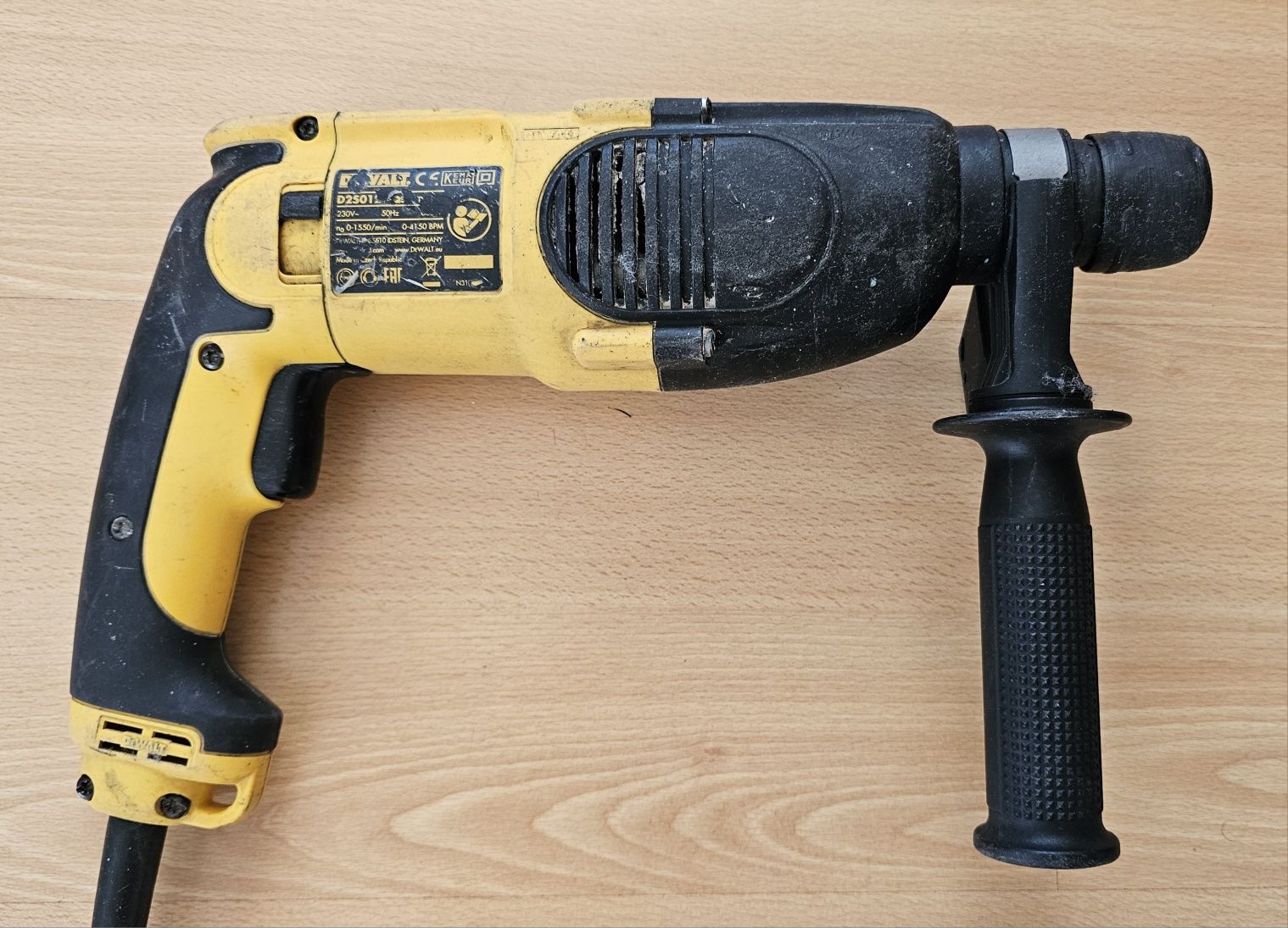 DEWALT D25012 D 25012 K Wiertarka Udarowa SDS+ 650Watt Dwa Uchwyty