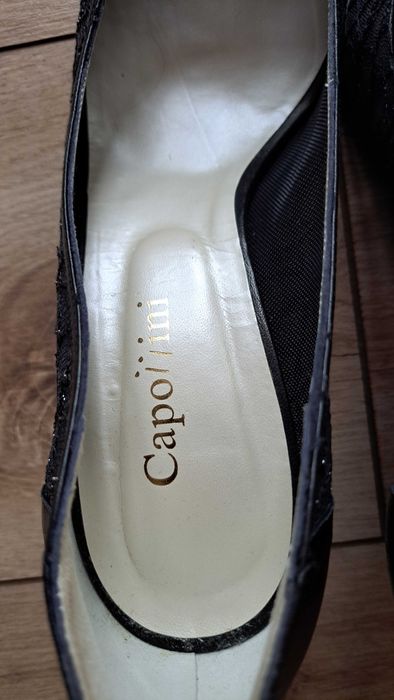 Czółenka damskie czarne