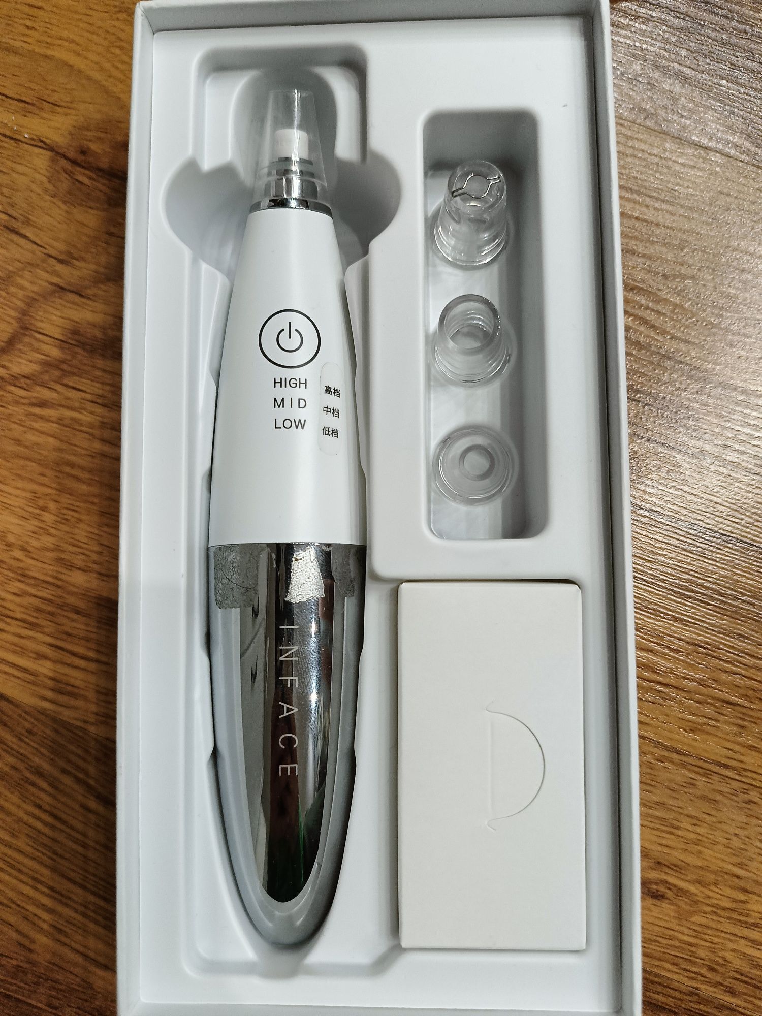 Odkurzacz do wągrów InFace BLACKHEAD MS7000 Szary