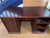 Secretaria de madeira macica