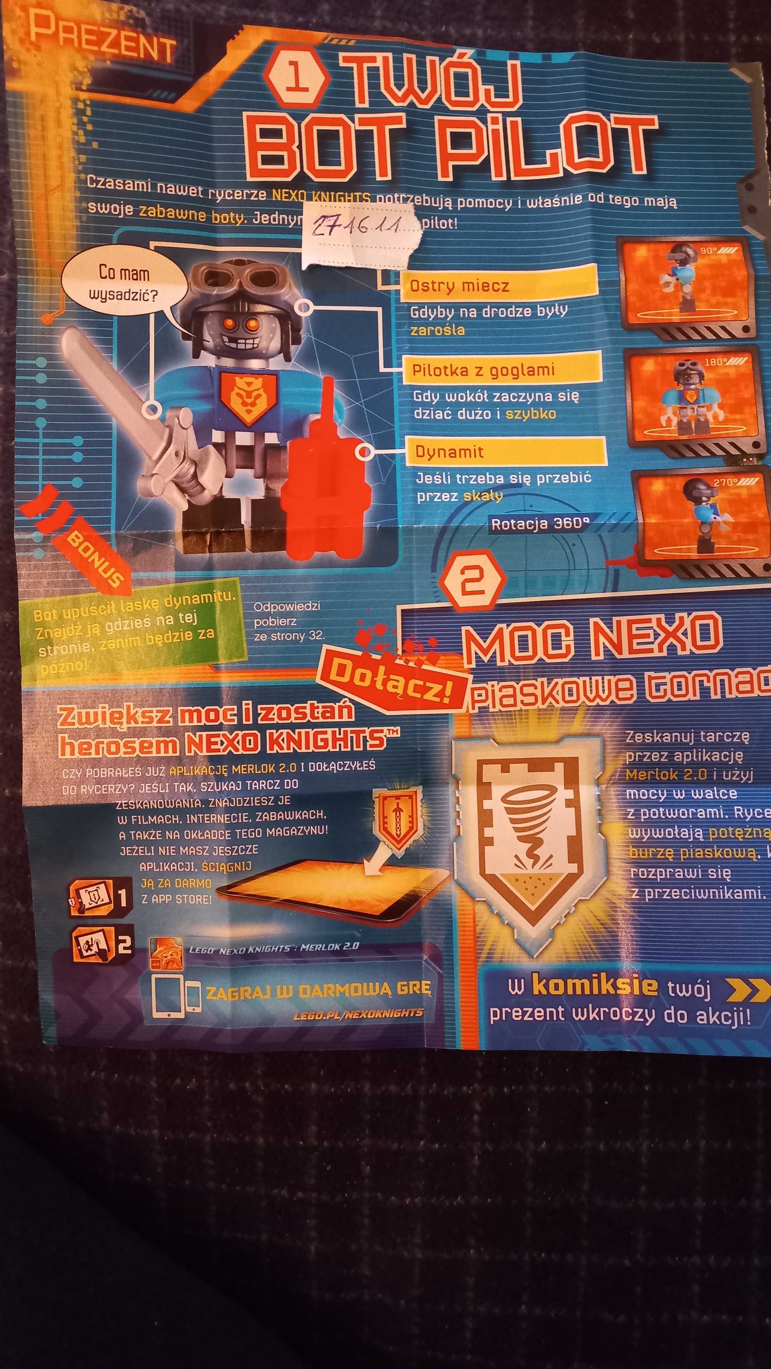 Lego Nexo Knights figurka 271611 kompletne