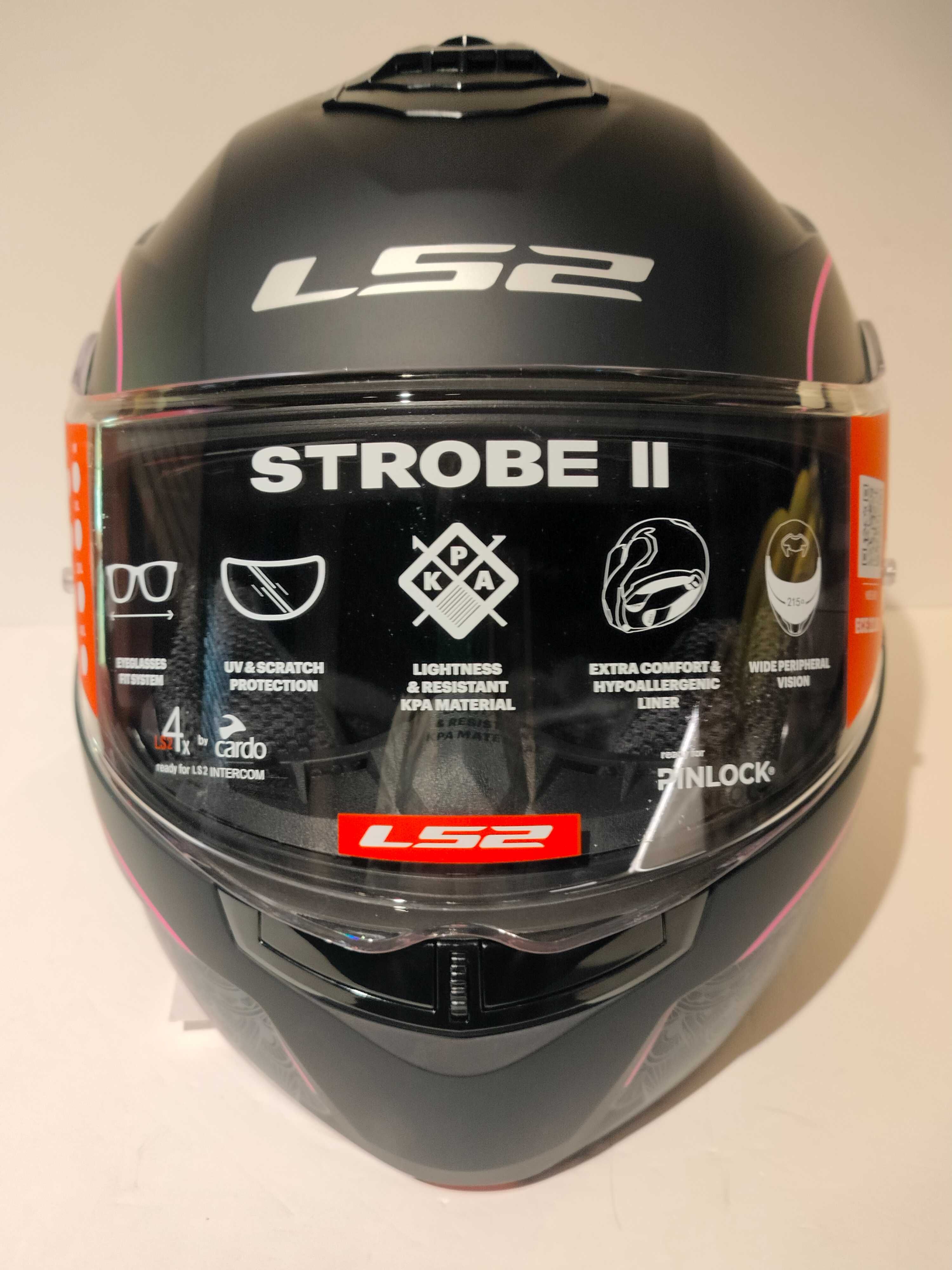 Capacete LS2 Strobe 2 modular mota scooter novo