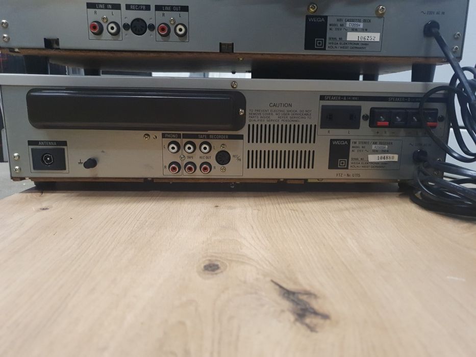 Zestaw HI-FI* wieża WEGA P120SH+C120SH+R250SH
