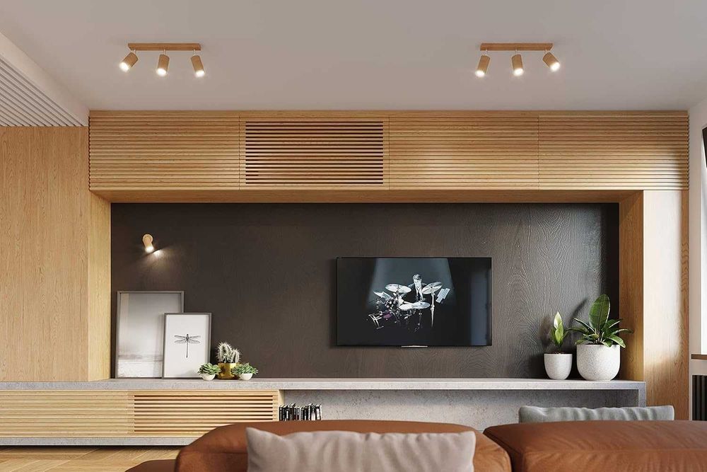 Lampa Wisząca LED MiaLux TERRY 3 Naturalne Drewno 3x GU10