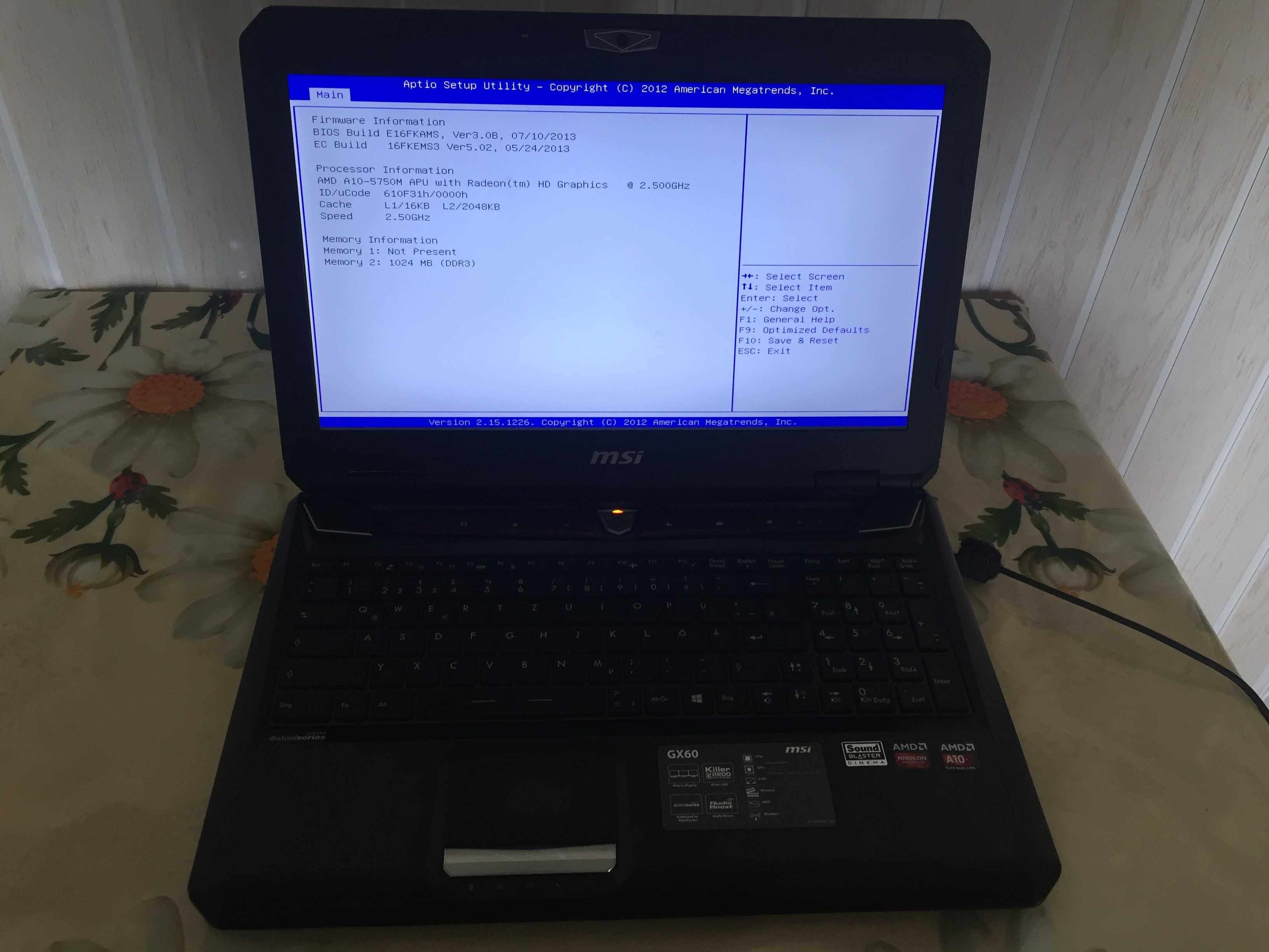 Ігровий ноутбук MSI GX60