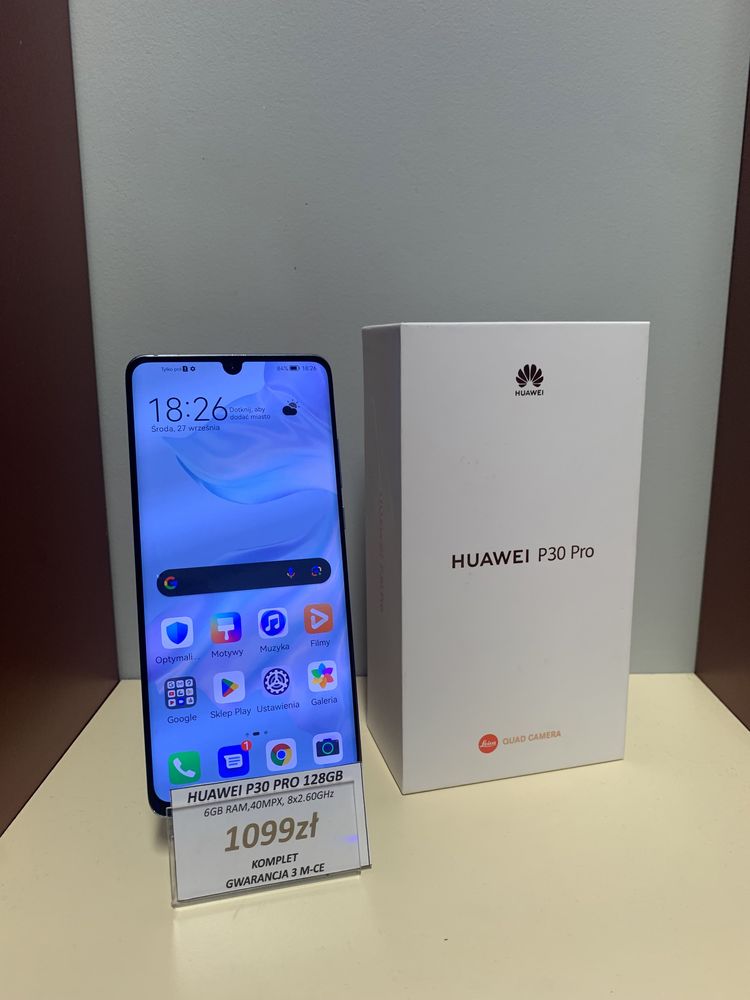 Huawei P30 Pro 128 Gb gwarancja TELEAKTIV