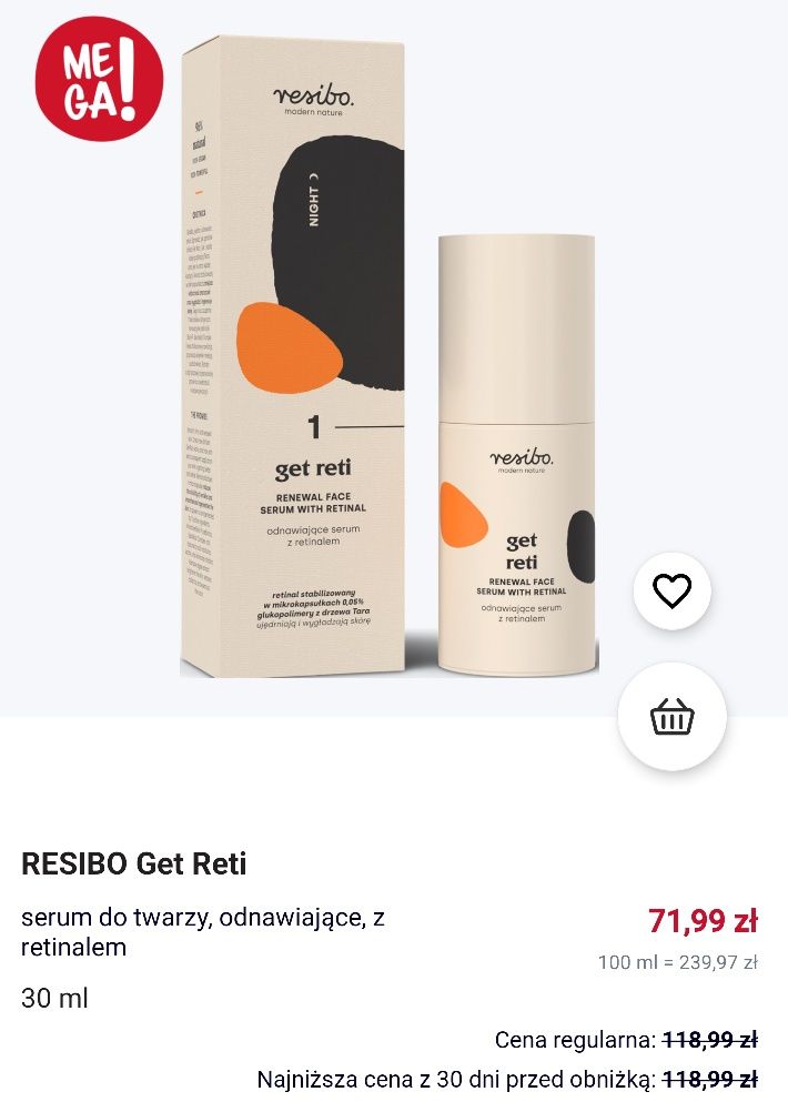 Resibo Get Reti 30 ml serum z retinalem odnawiające