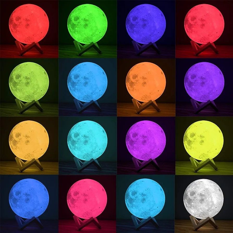 EXTSUD Lampa księżyc  LED Lunar Night Zdalnie sterowana lampa stolowa