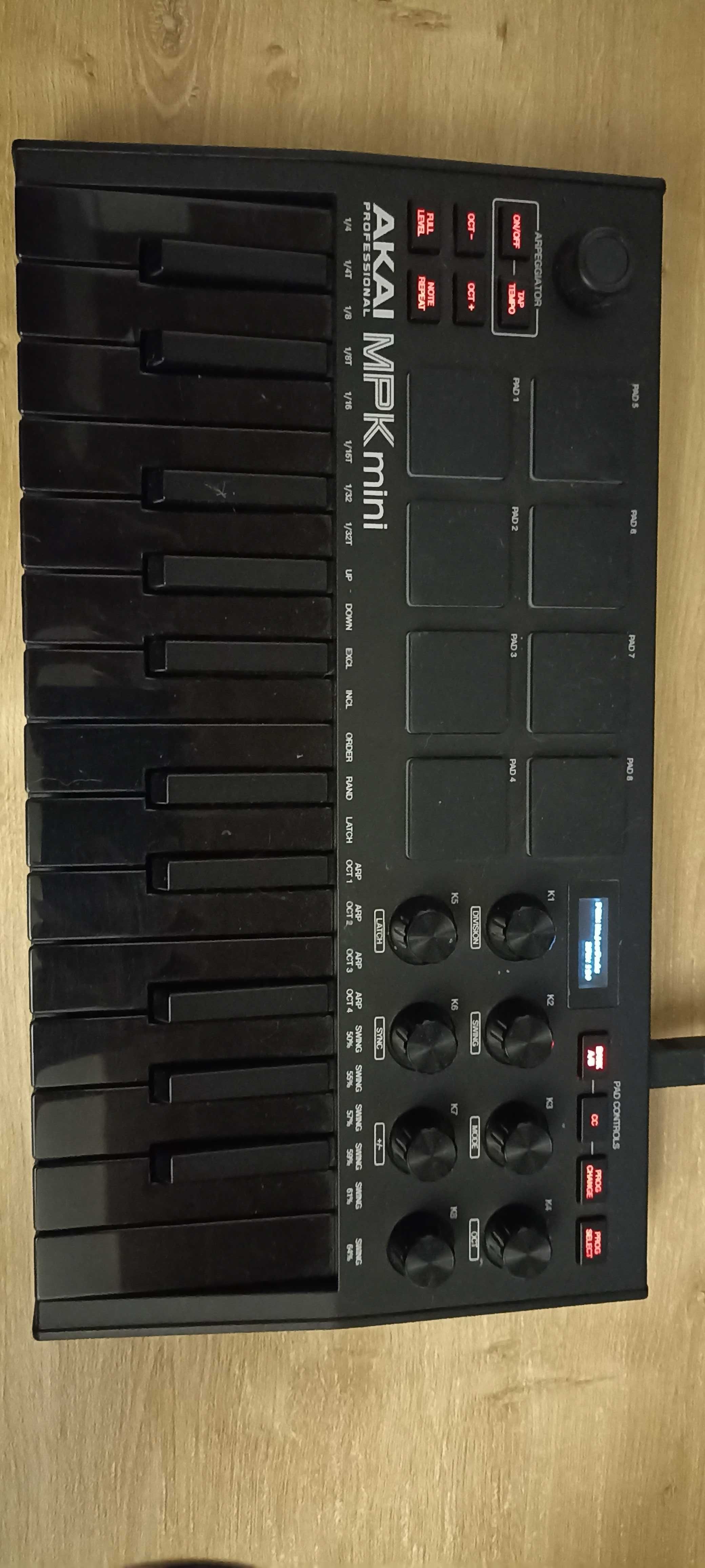 Akai mpk mini mk3 czarny kontroler midi