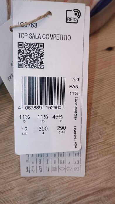 Nowe nie używane buty adidas Top Sala Competition Ig8763 Białe