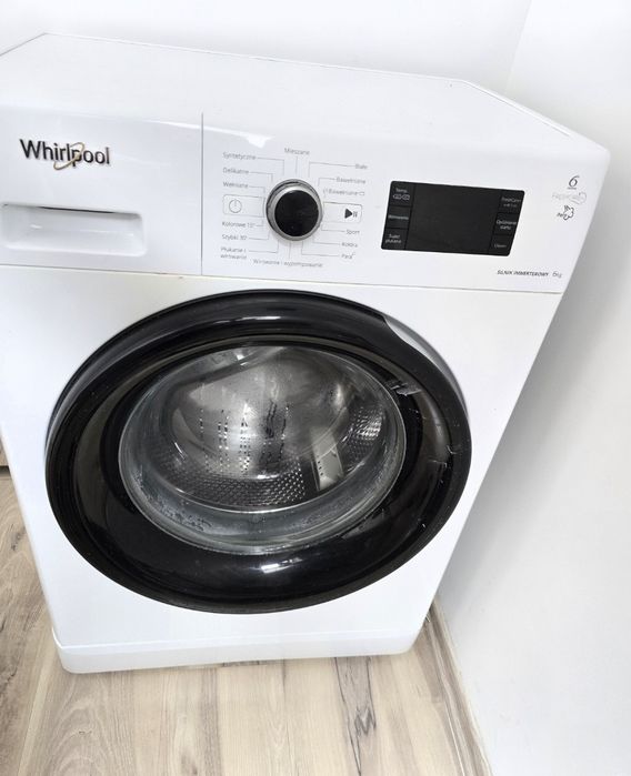 pralka Whirlpool z silnikiem inwerterowym,uszkodzone łożysko