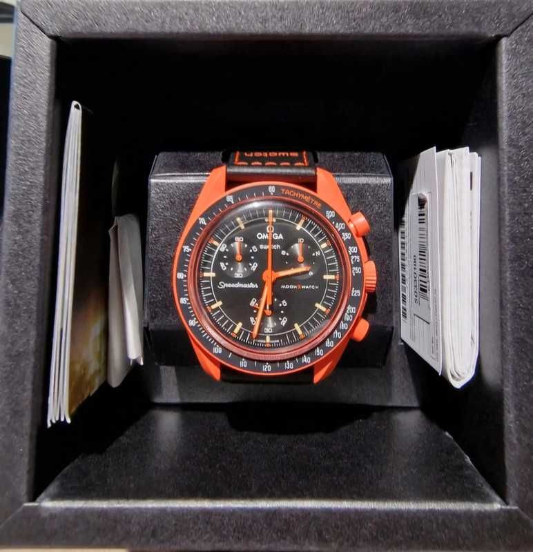 Omega x Swatch Lava SO33O100 - Wulkaniczny Design Online
