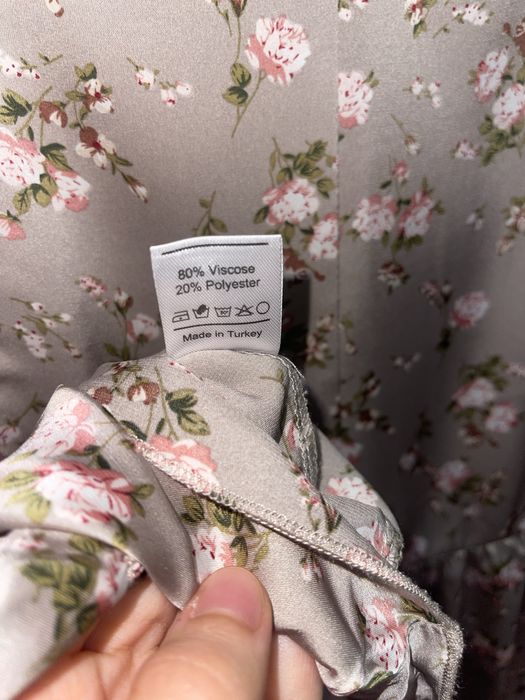 Сукня міні в квітку