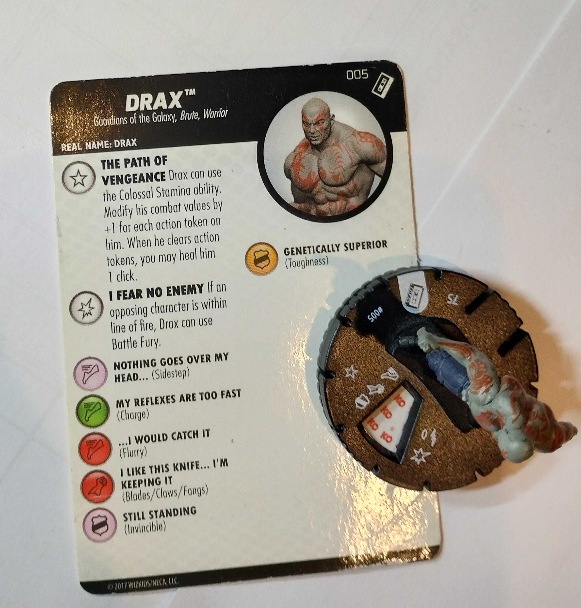 Drax Guardians of the Galaxy gra heroclix marvel